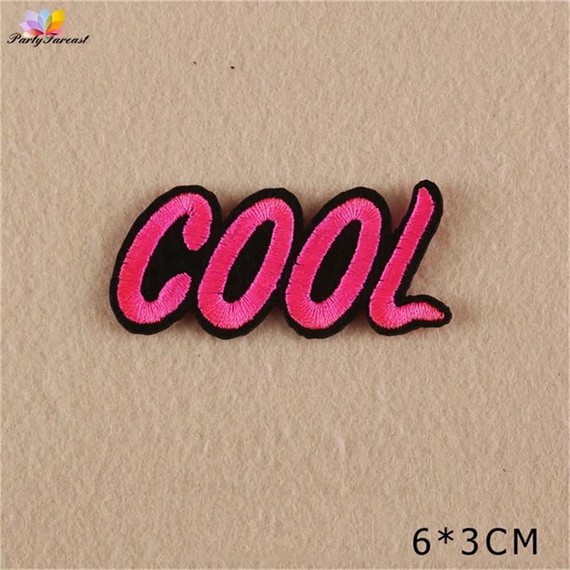 PF Знак Патчи Улыбка Письма Мотив Аппликация Вышивка Утюг-на Шить-на Рюкзак Крышка