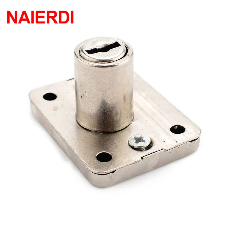 NAIERDI замок, NED-101, железный замок для ящика, мебель, стол, шкафчик, замки, 16 мм, замок, сердечник, 22 толщины, с двумя ключами, оборудование для безопасности