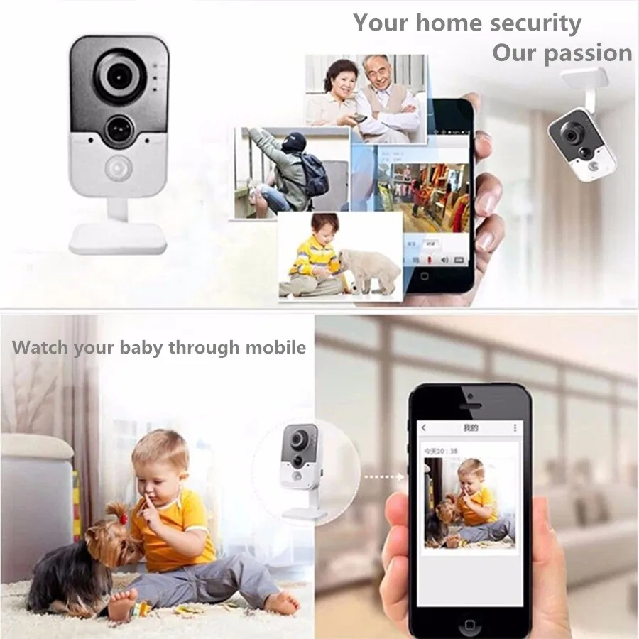 Hikvision 4MP IR Cube HD аудио микрофон Wifi IP камера Onvif домашняя охранная наблюдения ночное
