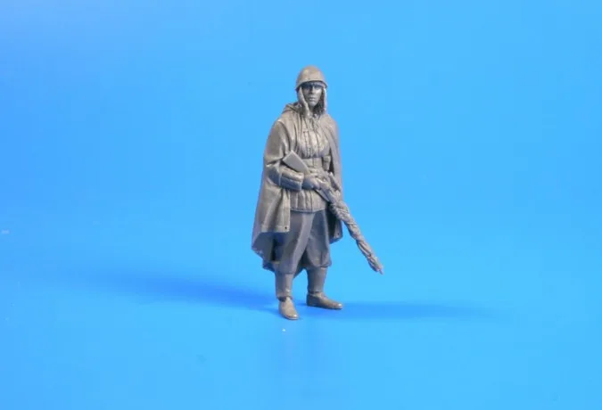 1/35 scale WW2 sviety ace sniper Wassily miniatures для второй мировой войны набор моделей фигура бесплатная доставка|Наборы