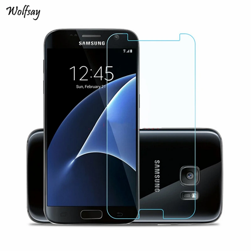 2 шт. защитное закаленное стекло для Samsung Galaxy S7|screen protector|tempered glass for samsungprotector screen |