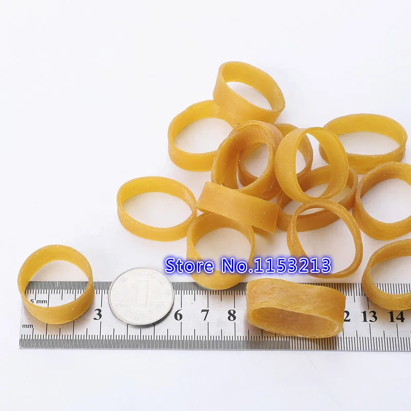 0.5kg/360pcs 80mm*10mm Elastic Hair Rubber Band Natural Ring daimeter 25mm Bovine tendons Sealing Belay use for Vegetable | Канцтовары