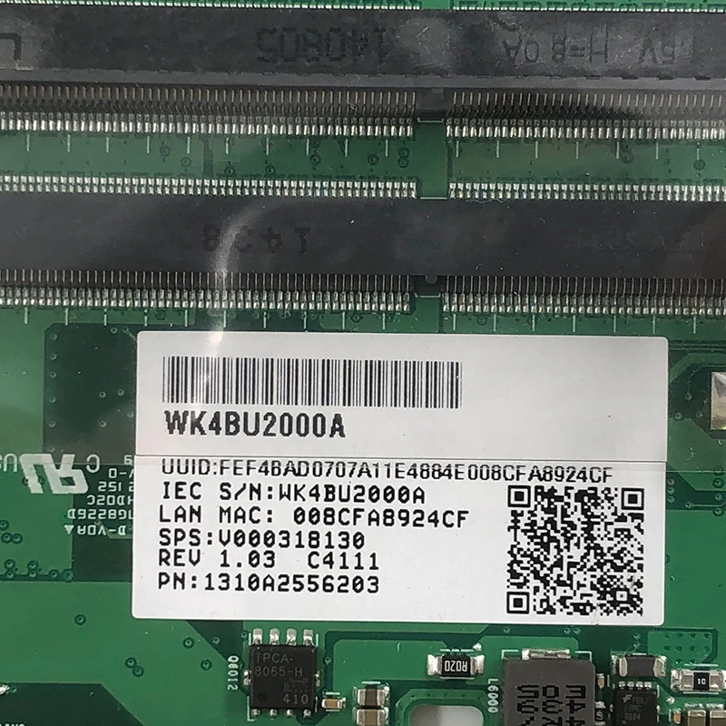 Оригинальная материнская плата для ноутбука Toshiba L50T-A GT740M 2G GPU HM86 DDR3L PGA947 V000318130