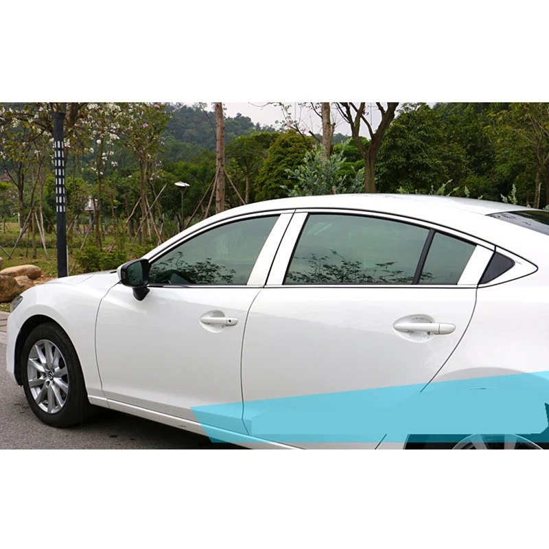 

lsrtw2017 304 stainless steel car window trims for mazda 6 2014 2015 2016 2017 2018