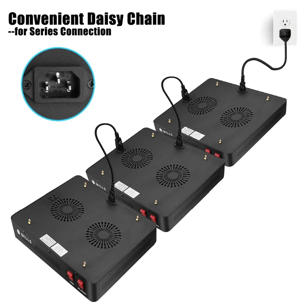 Phlizon 1200 Вт led grow light Обогреватель Палатки комнатное растение растущий цветок лампа