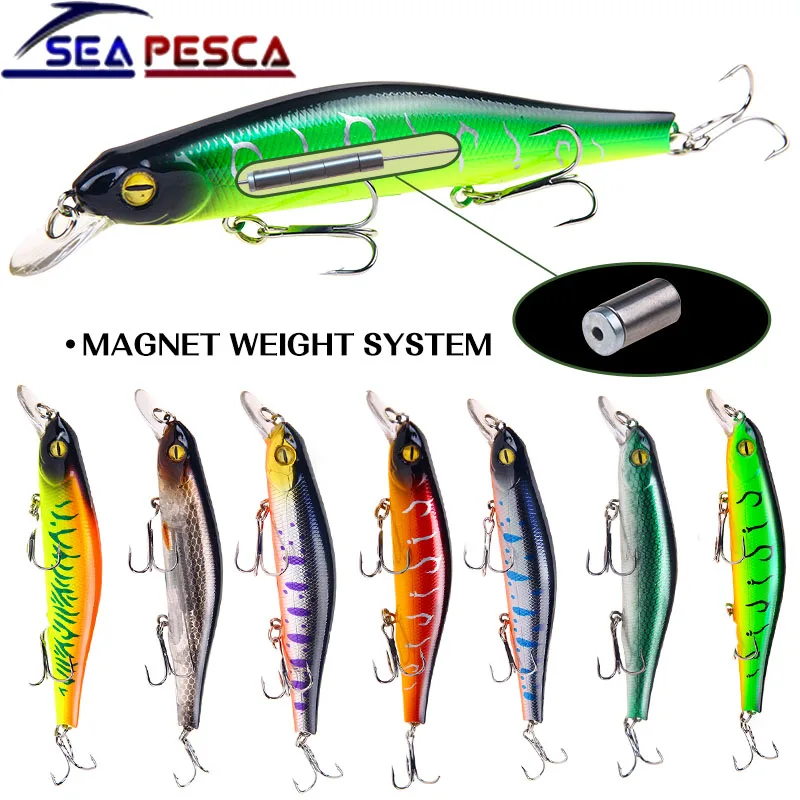 Блесна seapesca рыболовная приманка 12 5 см 17 г воблеры Topwater искусственная жесткая 3D