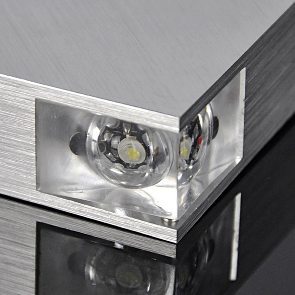 Modern Led Wall Lamp 3W Aluminum Body Triangle Light For Bedroom Home Lighting Luminaire Bathroom Fixture Sconce | Освещение
