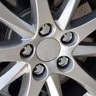 20 шт.лот 17 мм автомобильные Стайлинг пластиковые колесные гайки крышка болт крышки поставляются с инструментами для снятия для VW Polo Golf Passat для AUDI A4 A6