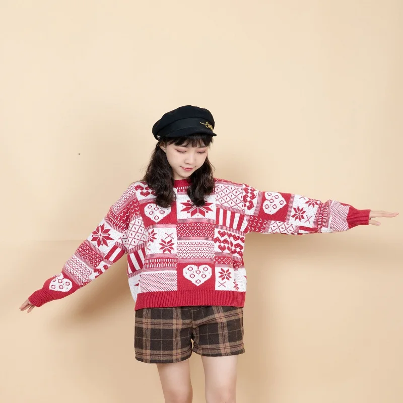 2018 плотный теплый Оригинальный дизайн женский пуловер свитер с