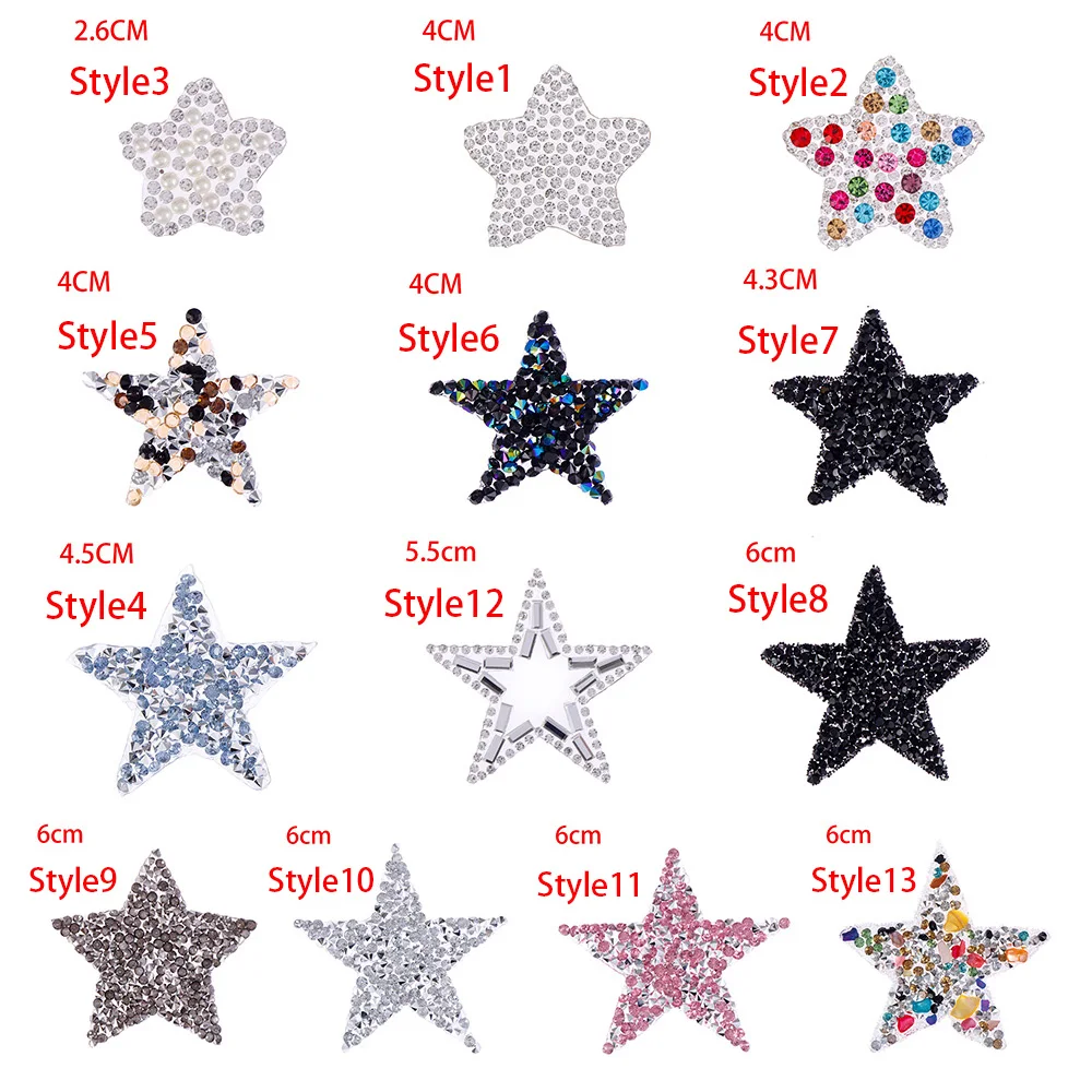 DIY ремесла стразы сумка со звездами нашивки на одежду наклейки железные швейная