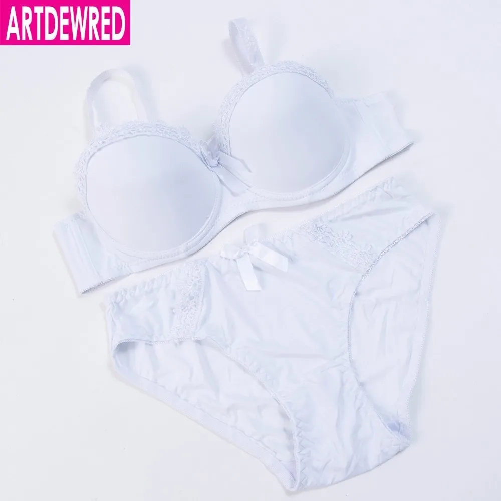 ARTDEWRED Модный комплект с бюстгальтером, весенний и летний бесшовный сексуальный бюстгальтер с пуговицами на спине и получашками, пуш-ап нижнее белье с пряжкой для женщин 34-42 ABC