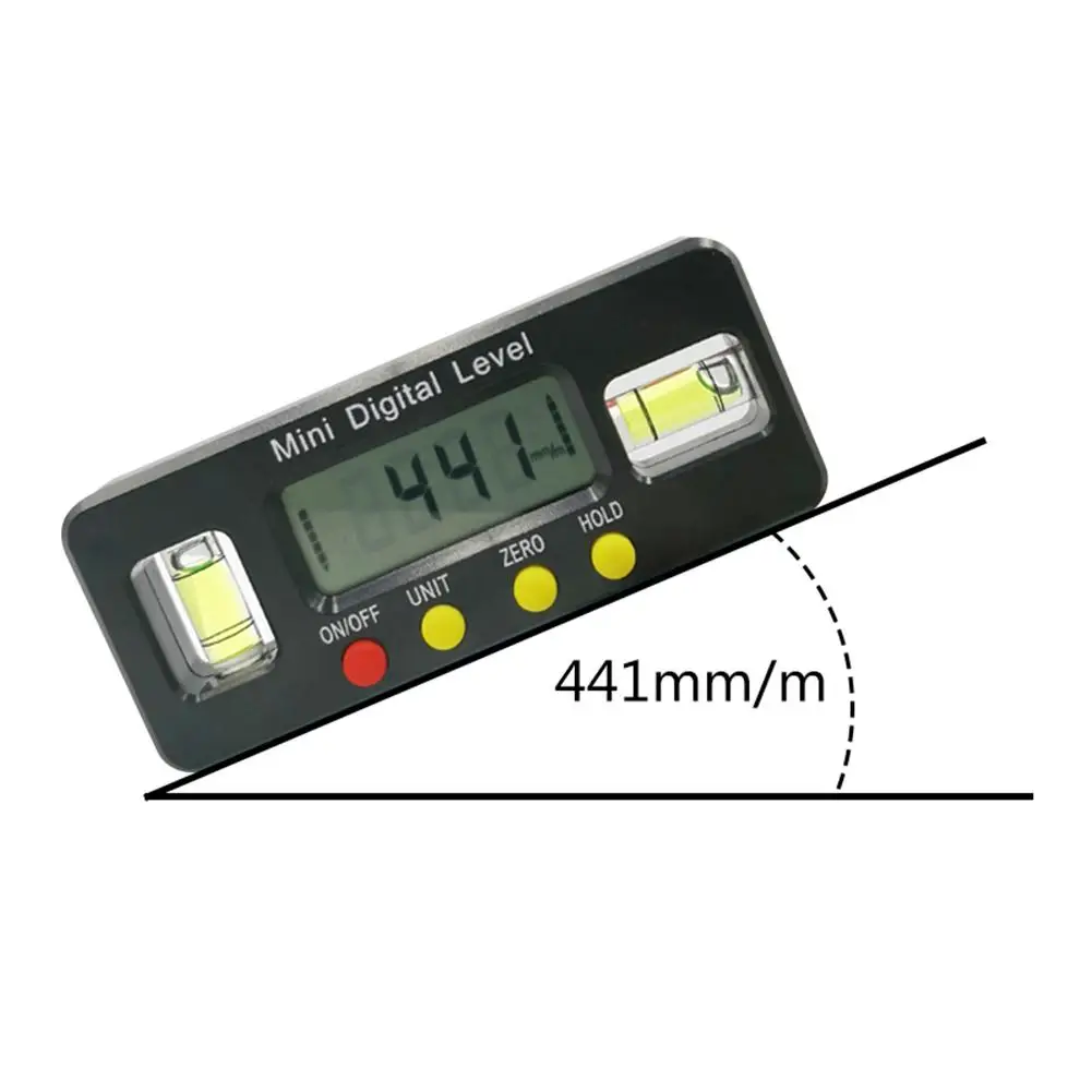Mini Digital Level Angle Finder Protractor Electronic Box 360 Degree Horizontal Inclinometer Measuring | Инструменты