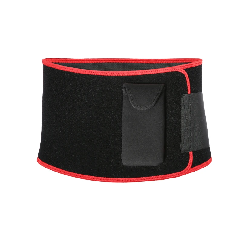 Новый черный пояс для похудения Портативная сумка телефона спортивный йоги
