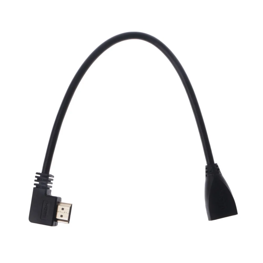 HDMI V1.4 90 градусов правый угловой штыревой прямой Женский удлинитель