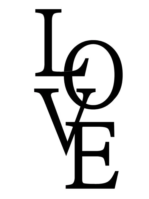 ЛЮБОВЬ котировки письма Mural декор живопись искусство холст стены аватар гостиная