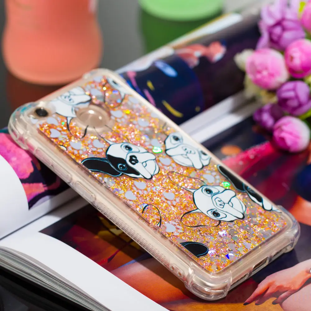 Unicorn Owl Cover For Xiaomi Redmi 4X X4 4 X Dynamic Liquid Debris Quicksand Soft Back Case Xiao Red mi Honemi Shell Bag |