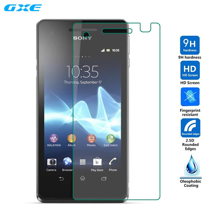 Закаленное стекло пленка для Sony Xperia V LT25i ZR SP Z Z1 Z2 Z3 Z4 Z5 Compact Премиум Защитная