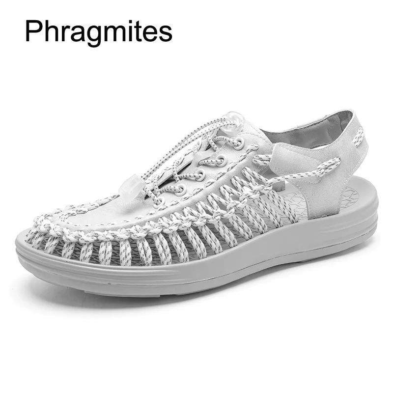 Нефрагмиты 2019 летняя мужская обувь ручной работы дышащая удобная с подсветкой