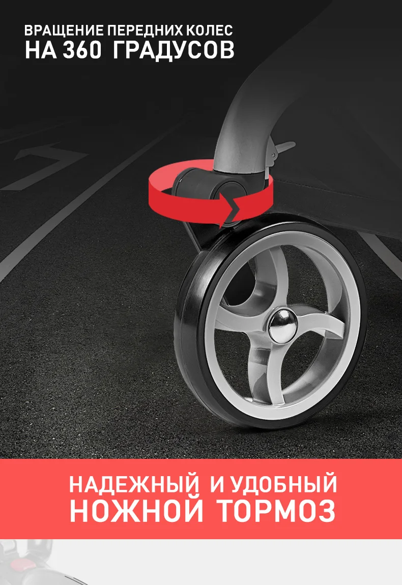 Горячая мама коляска высокий пейзаж может сидеть лежащий складной легкий детская коляска из эко-кожи