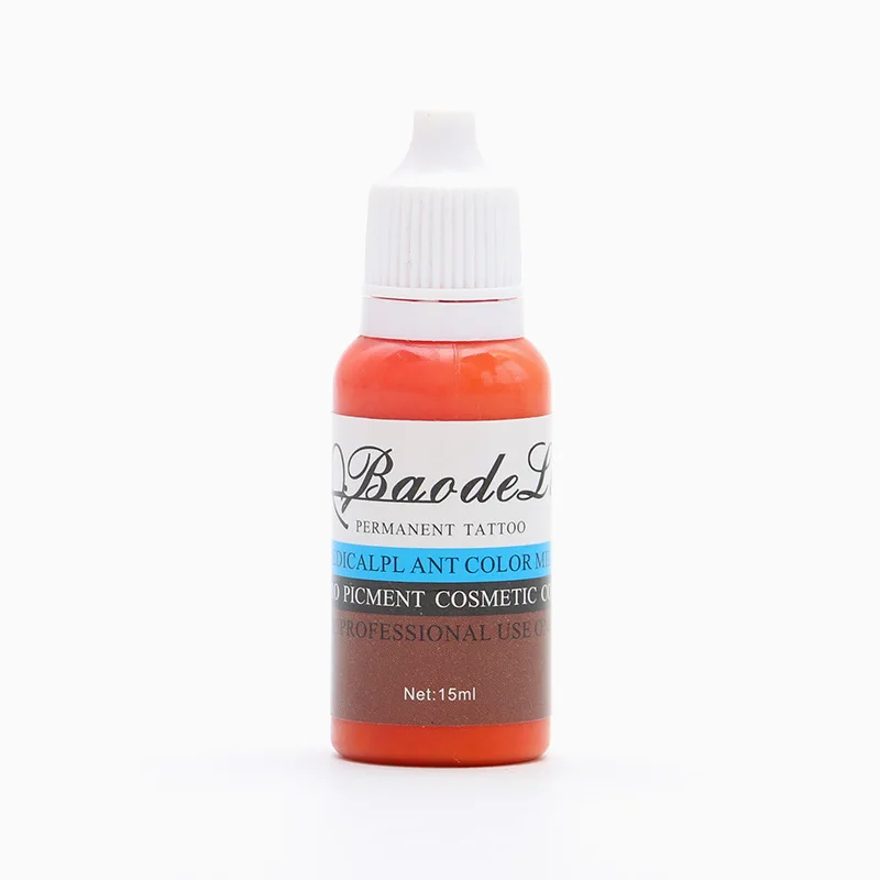 15 мл тату пигментные чернила для бровей губ век микроблейдинг пигментный цветной