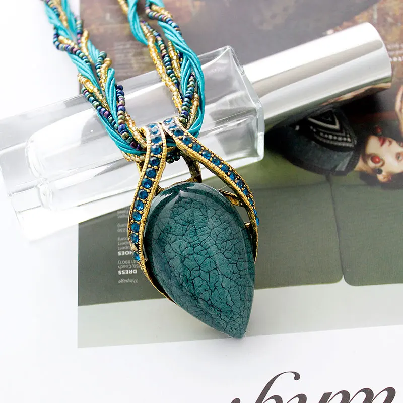 F &amp U винтажное ожерелье модное популярное в ретро богемном стиле многослойные