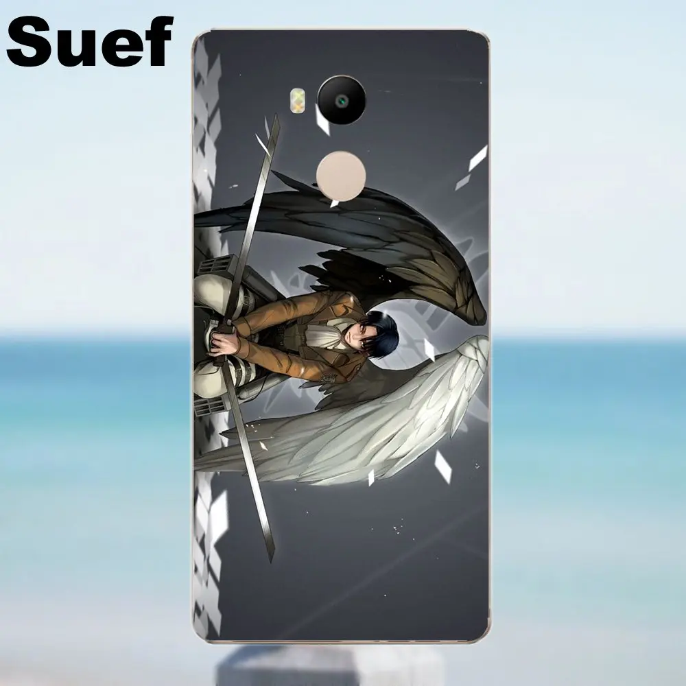 Suef Shingeki No Kyojin атака на Титанов мягкая Оригинальная для Xiaomi Redmi 4 3 3S Pro Mi3 Mi4 Mi4i Mi4C Mi5