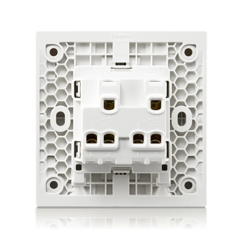 Высококачественный большой настенный переключатель магнолии с белой панелью и