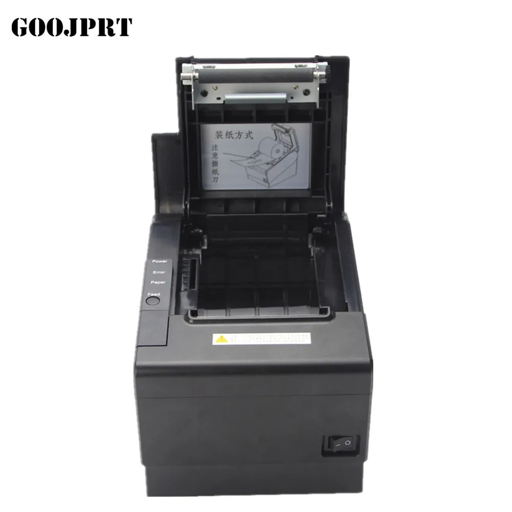 GOOJPRT 80 мм бумага Термостол POS чековый принтер USB/USB + Bluetooth Ethernet/Lan серийный Ontvangst
