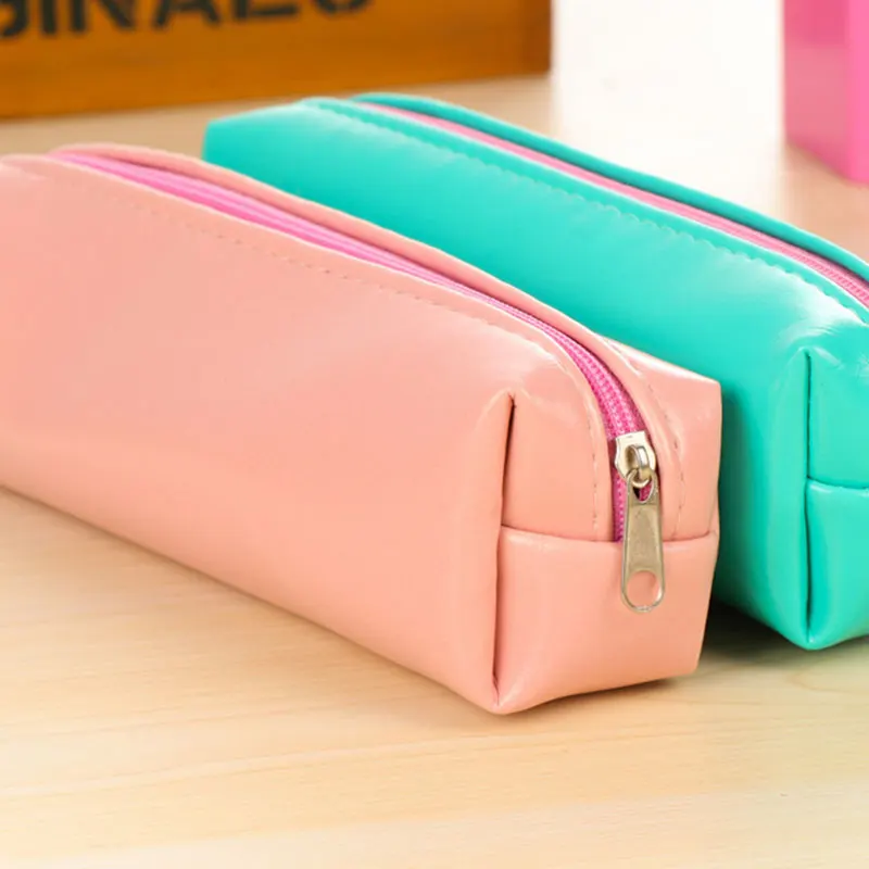 1X корейский карандаш с рисунком пони|pencil bag|pencil bag schoolpu leather pencil case |