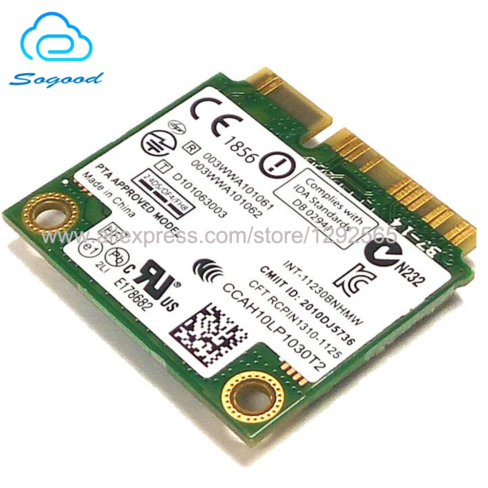Wlan для Intel Centrino Wireless-N 130BNHMW wifi + Bluetooth 3 0 Mini PCI-E 802.11n беспроводная сетевая карта ACER DELL