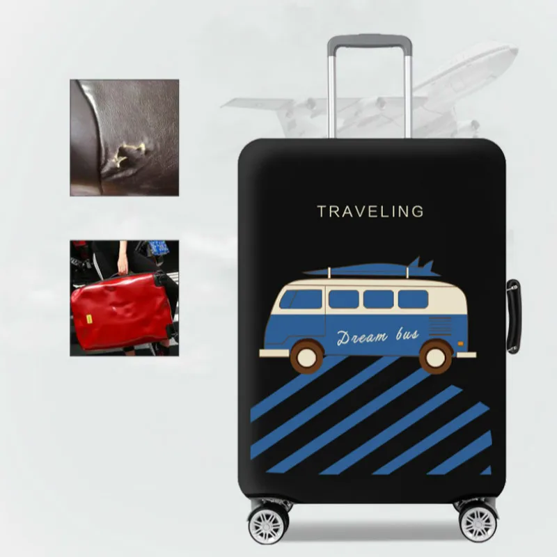 

Travel Luggage Suitcase Protective Cover Elastic Stretch Travel Trolley Luggage Dust Cover Travel Accessories