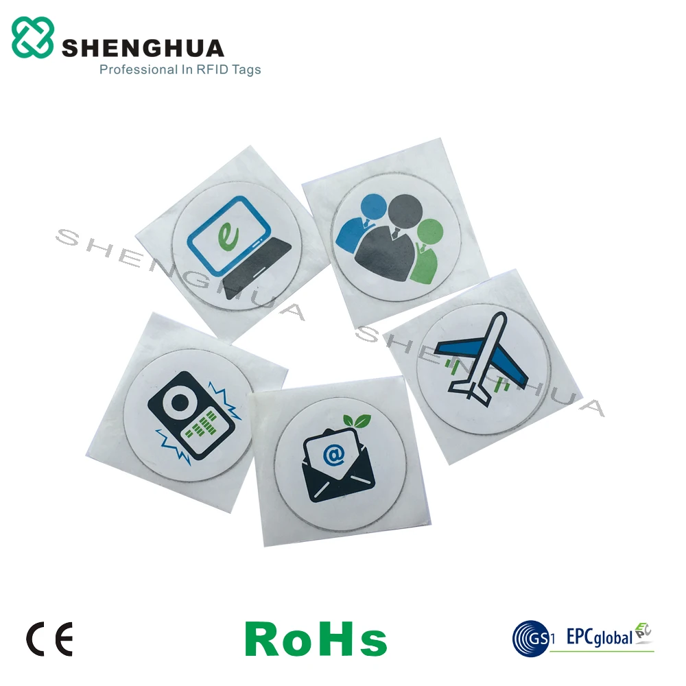 

6pcs/lot Sample Testing 13.56mhz Passive Rfid N TAG213 Inlay NFC Label Sticker Tag High Quality with Waterproof Rewritable