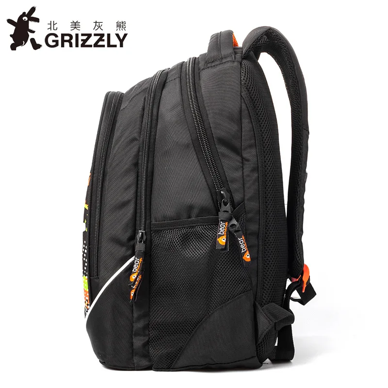 Детский рюкзак GRIZZLY школьная сумка для мальчиков ортопедические рюкзаки