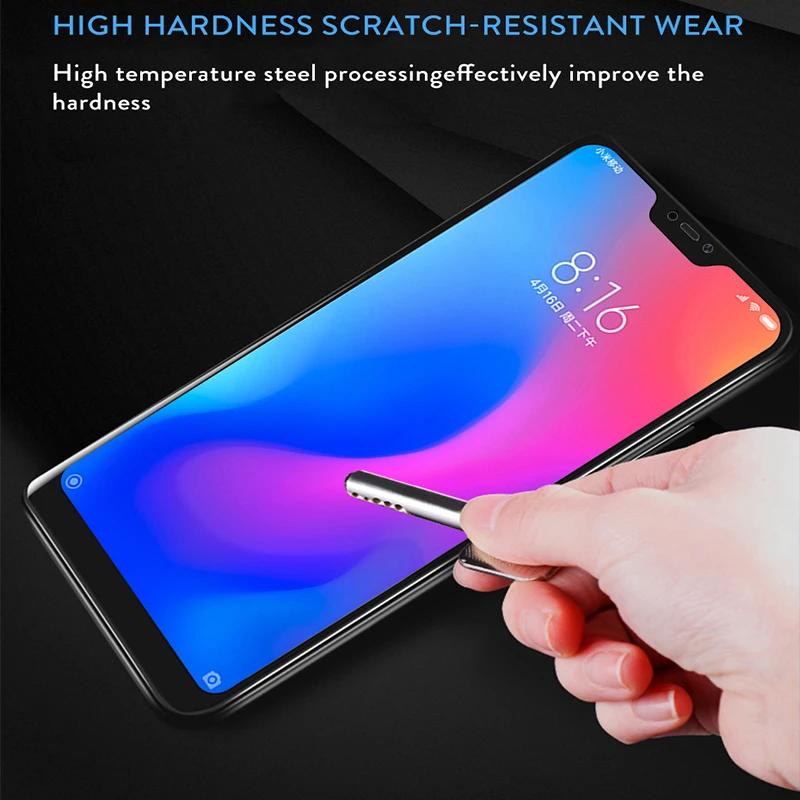 Защитное стекло для xiaomi redmi 6 pro защита экрана закаленное 6a note6 xiomi redme 6pro полное