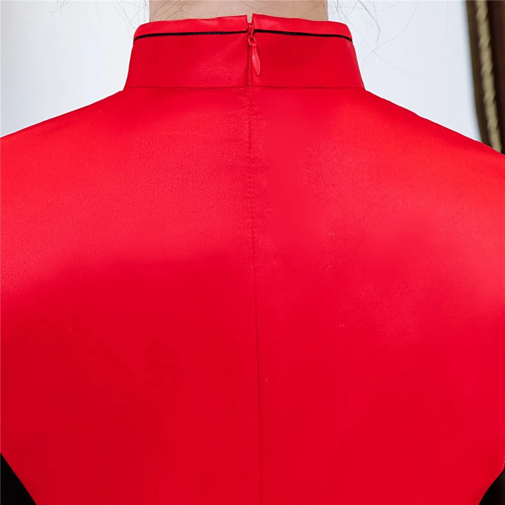 Шанхай история искусственный шелк Qipao китайское традиционное платье китайская