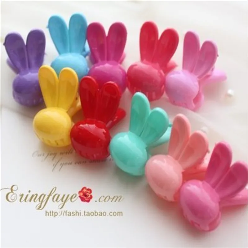 

10pcs New Fashion Baby Girls Small Hair Claws Cute Candy Color flower Hair Jaw Clip Children Hairpin Hair Accessories