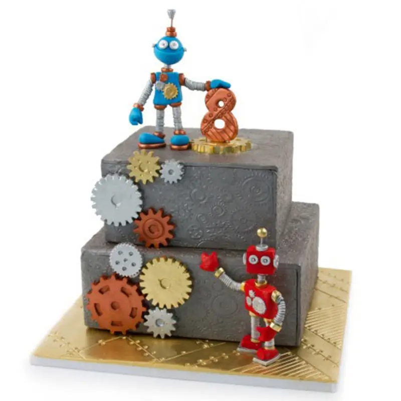 Sugarcraft Корона/автомобиль/цветок пластик помадка резак торт плесень 2 шт./компл.