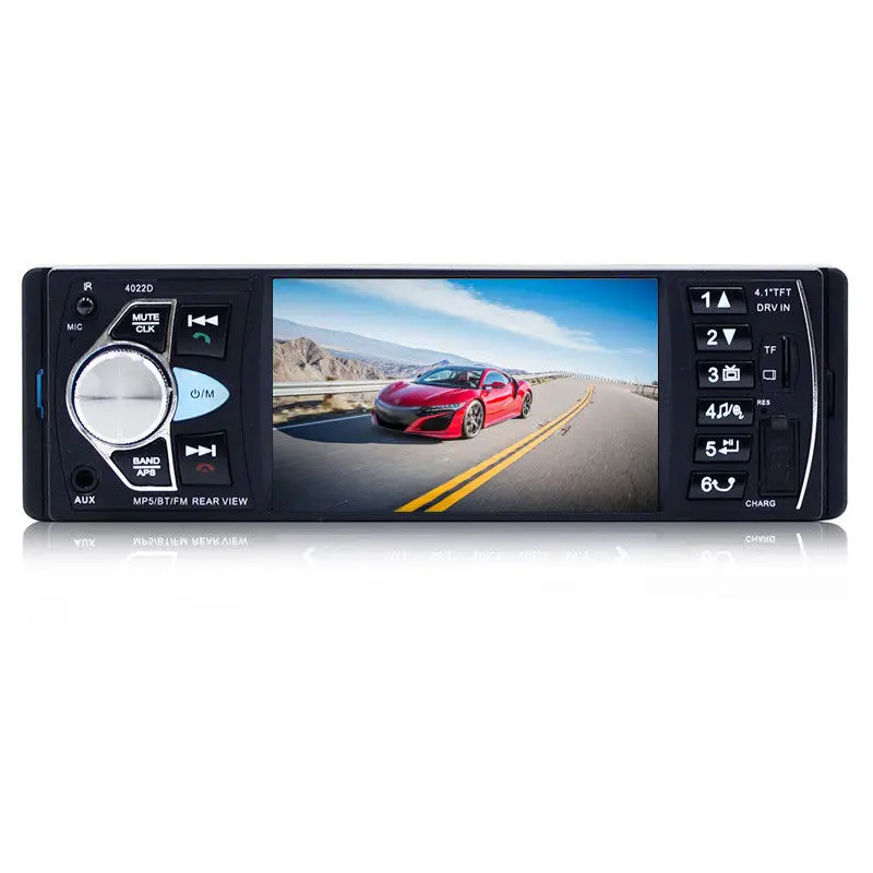 HD 4 1 дюймовый Bluetooth MP5 плеер разворота приоритет FM Авто Радио DC12V 1DIN автомобилей