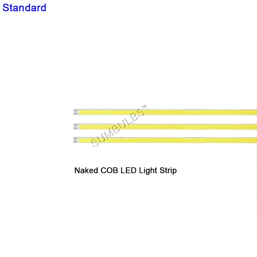 5 шт. 60 см 12V COB Светодиодные ленты лампа 20 Вт теплый холодный белого и синего цвета