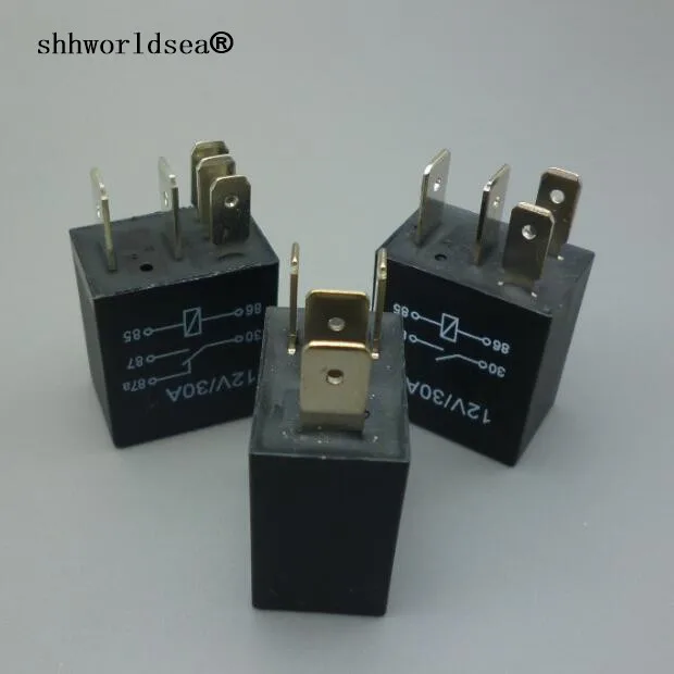 Shhworldsea 1 шт. автомобильное реле 12 в 30 А 5P/ 4P /24 В 4 контакта/24 5 контактов