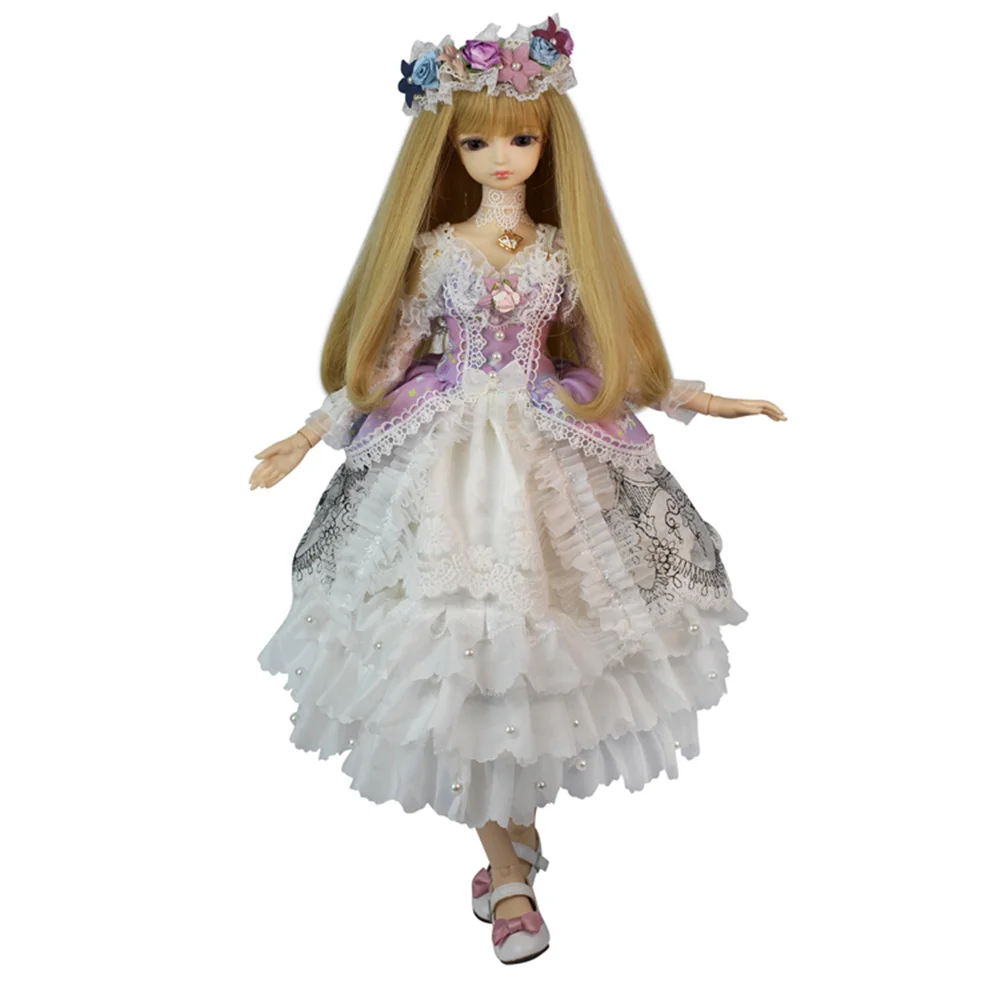 Dream Fairy только для 1/4 bjd 45 см Кукла элегантный и изысканный цветок принцесса платье комплект одежды Высокое качество Blyth игрушка Подарки