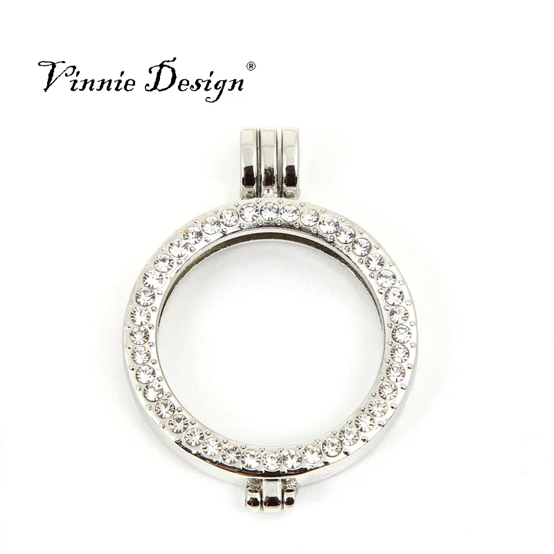 Ювелирные изделия Vinnie дизайнерская рамка с кристаллами медальон без стекла