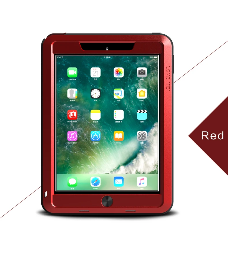 Оригинальный ударопрочный чехол Love Mei для Apple новый iPad 9 7 2017 с сильным тяжелым