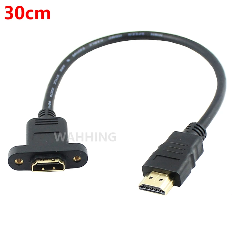 Золотистый HDMI свинцовый Удлинительный кабель жила Высокоскоростной удлинитель