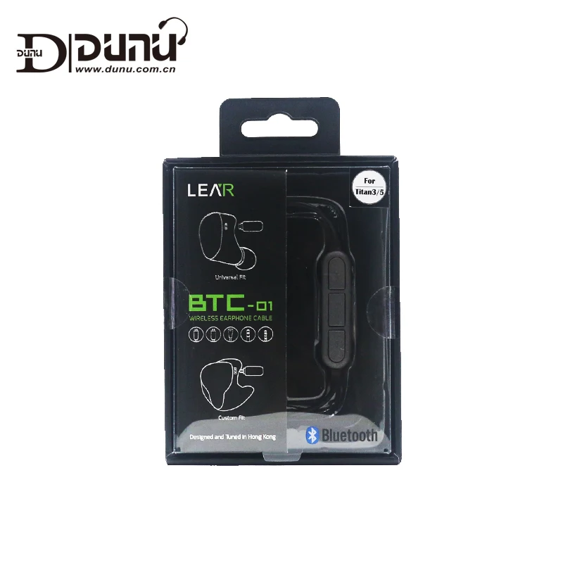 For TITAN5 T3 DUNU LEAR BTC-01 Bluetooth наушники кабель для TITAN3 TITAN5 DK3001 беспроводной MMCX кабель предназначен для съемных наушников - Цвет: For TITAN5 T3