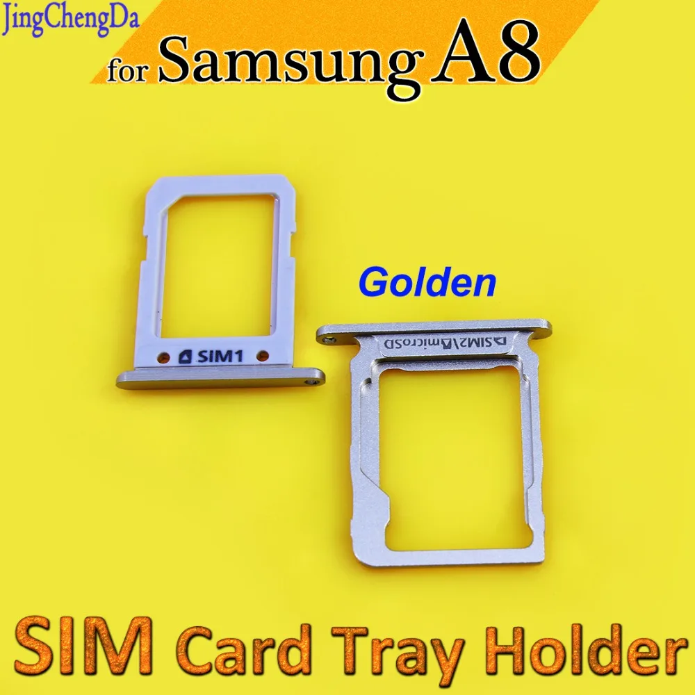 Лоток для сим карт с держателем Samsung A8 A8000 запчасти в мобильный телефон