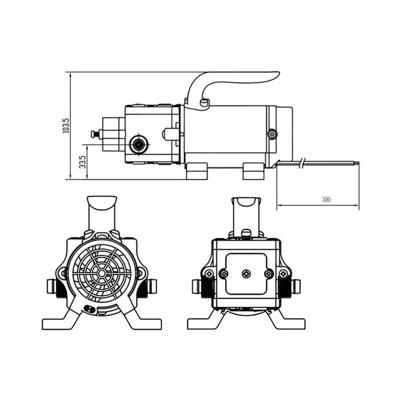 Электрический 12V 120W 130Psi 10L/мин водяная пленка высокого Давление самовсасывающий насос автоматический переключатель возврата насос для сада