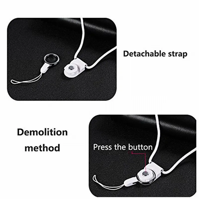 Съемная стропа на крючках ожерелье ремешок запястье брелок браслет для iPhone 7 6 S Plus