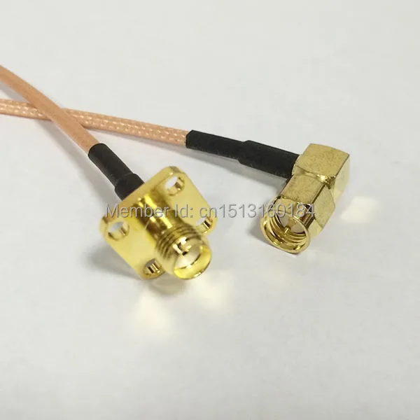 Новый модем Connexion кабель SMA штекер правый угол к Гнездовой разъем панели RG316 15 см