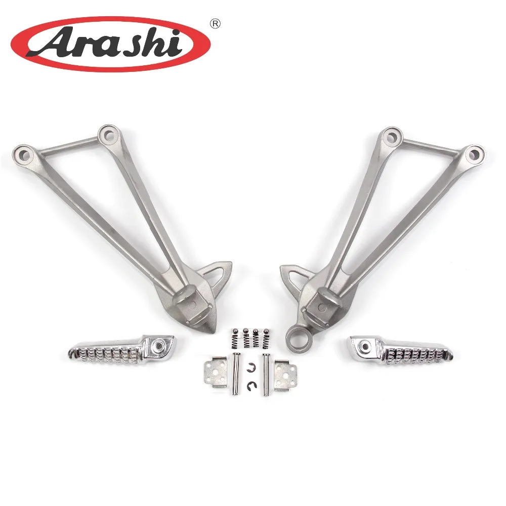 Мотоциклетные Задние подножки ARASHI педали для ног KAWASAKI NINJA ZX 10R 2008 2009 2010 ZX10R